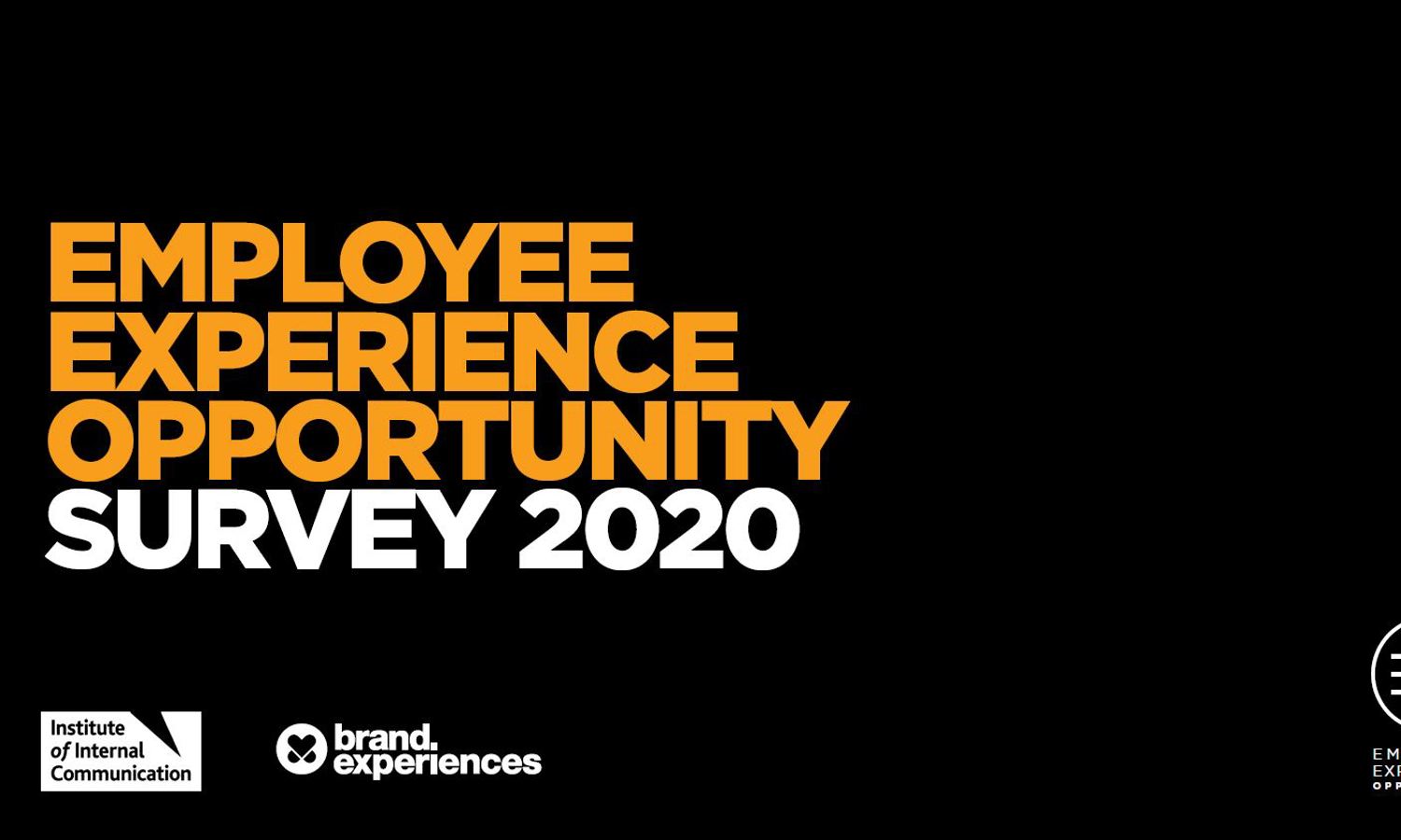 Employee Experience Opportunity survey 2020