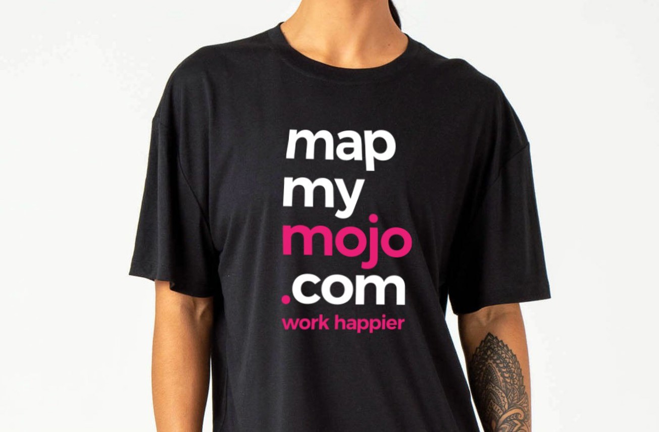 Mapmymojo T Shirt+Strap